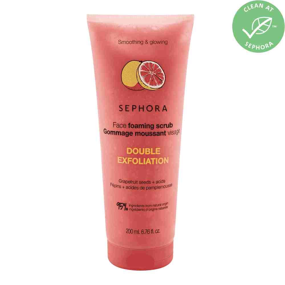 Double Exfoliation Face Foaming Scrub • 200ml