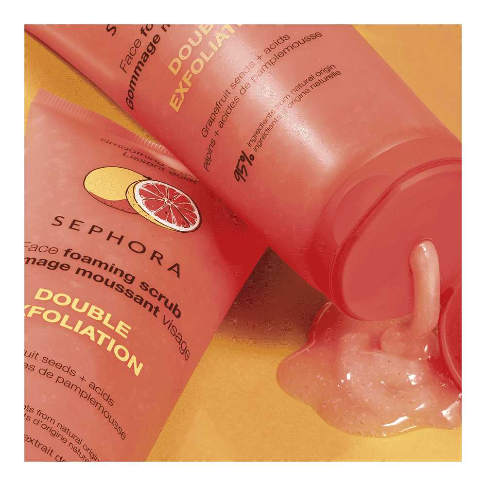 Double Exfoliation Face Foaming Scrub • 200ml