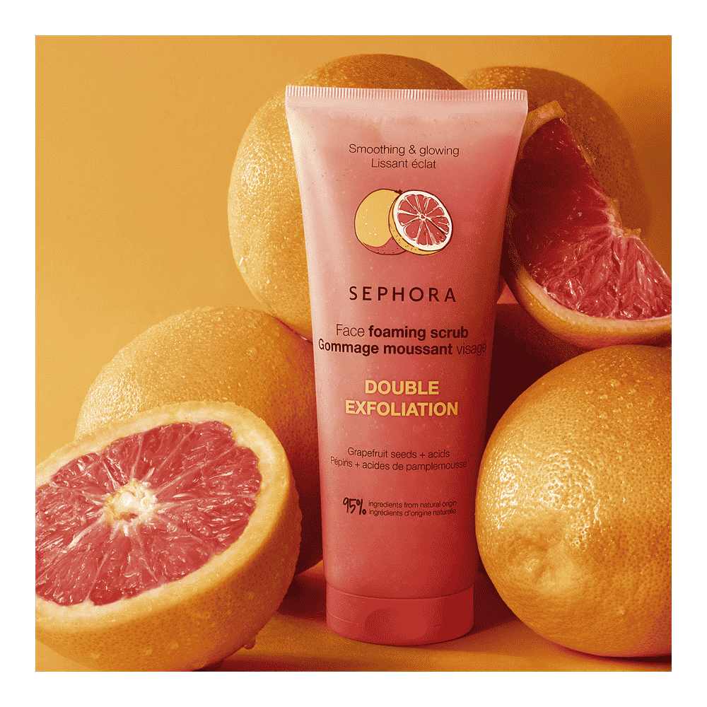 Double Exfoliation Face Foaming Scrub • 200ml