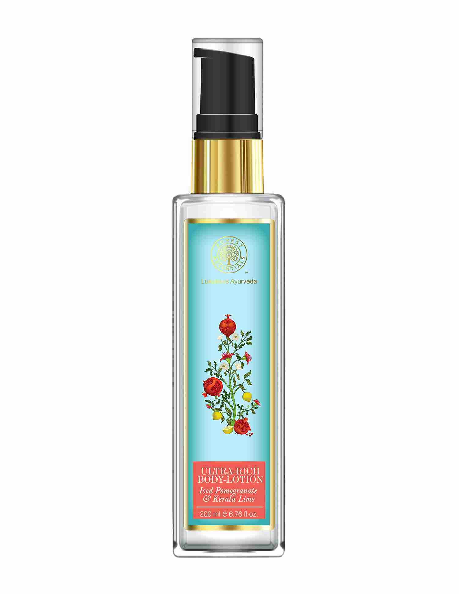 Ultra Rich Body Lotion - Iced Pomegranate With Fresh Kerala Lime • 200ML