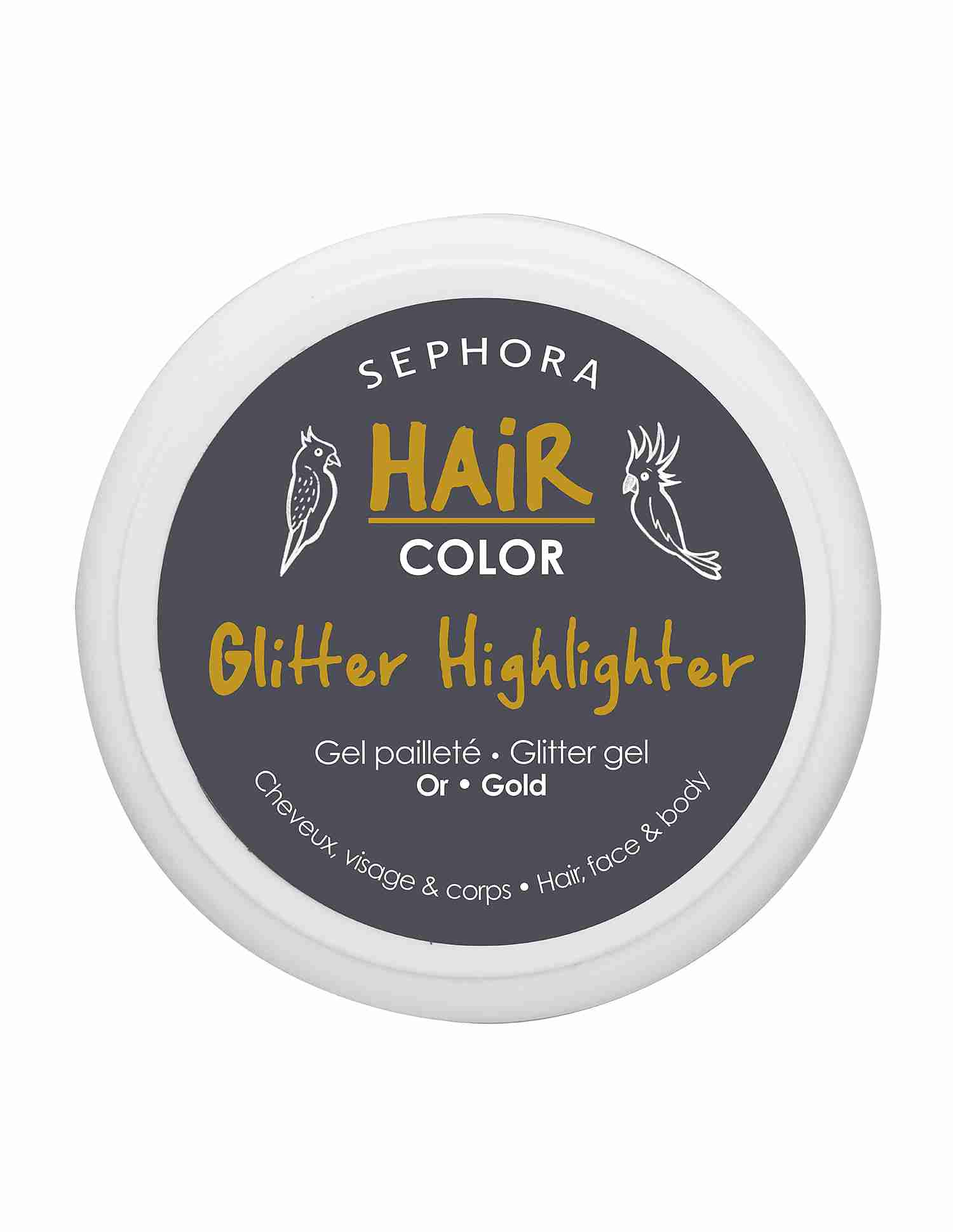 Glitter Highlighter Gel For Hair Face And Body • 19 Gold