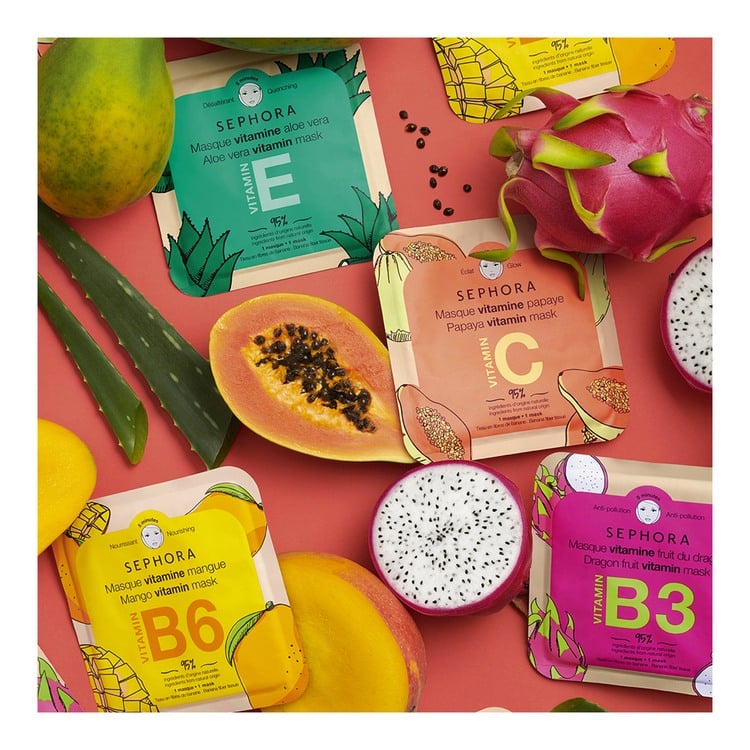 Colorful Vitamin Face Mask • Dragonfruit + Vitamin B3 (Anti-pollution)