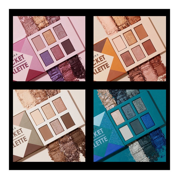 Mini Pocket Eyeshadow Palette • Warm Brown