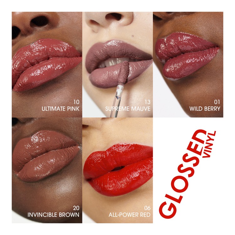 Glossed Vinyl Lip Gloss • 01 Wild Berry