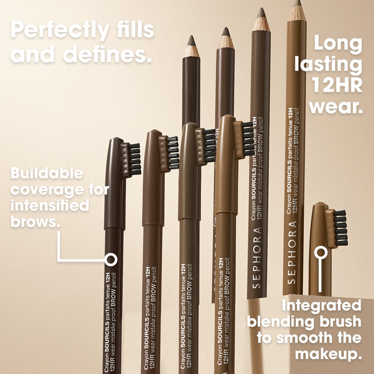 12H Wear Mistake Proof Brow Pencil • 08 Chocolate Brown