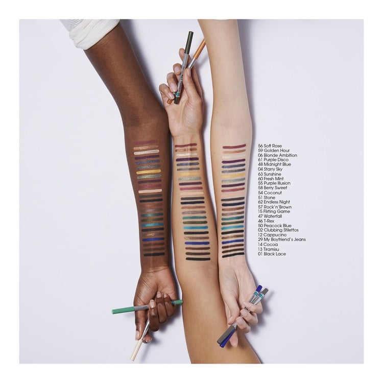 12H Colorful Contour Eye Pencil Waterproof Eyeliner • 56 Soft Rose (Matte)