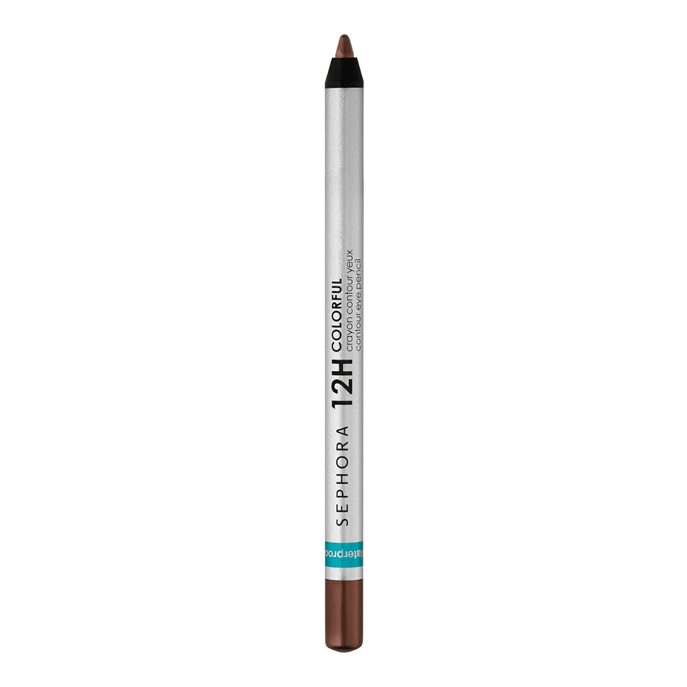 12H Colorful Contour Eye Pencil Waterproof Eyeliner • 57 Rock’n’Brown (Shimmer)