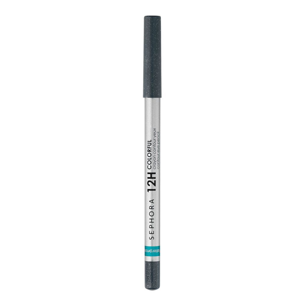 12H Colorful Contour Eye Pencil Waterproof Eyeliner • 48 Midnight Blue (Glitter)