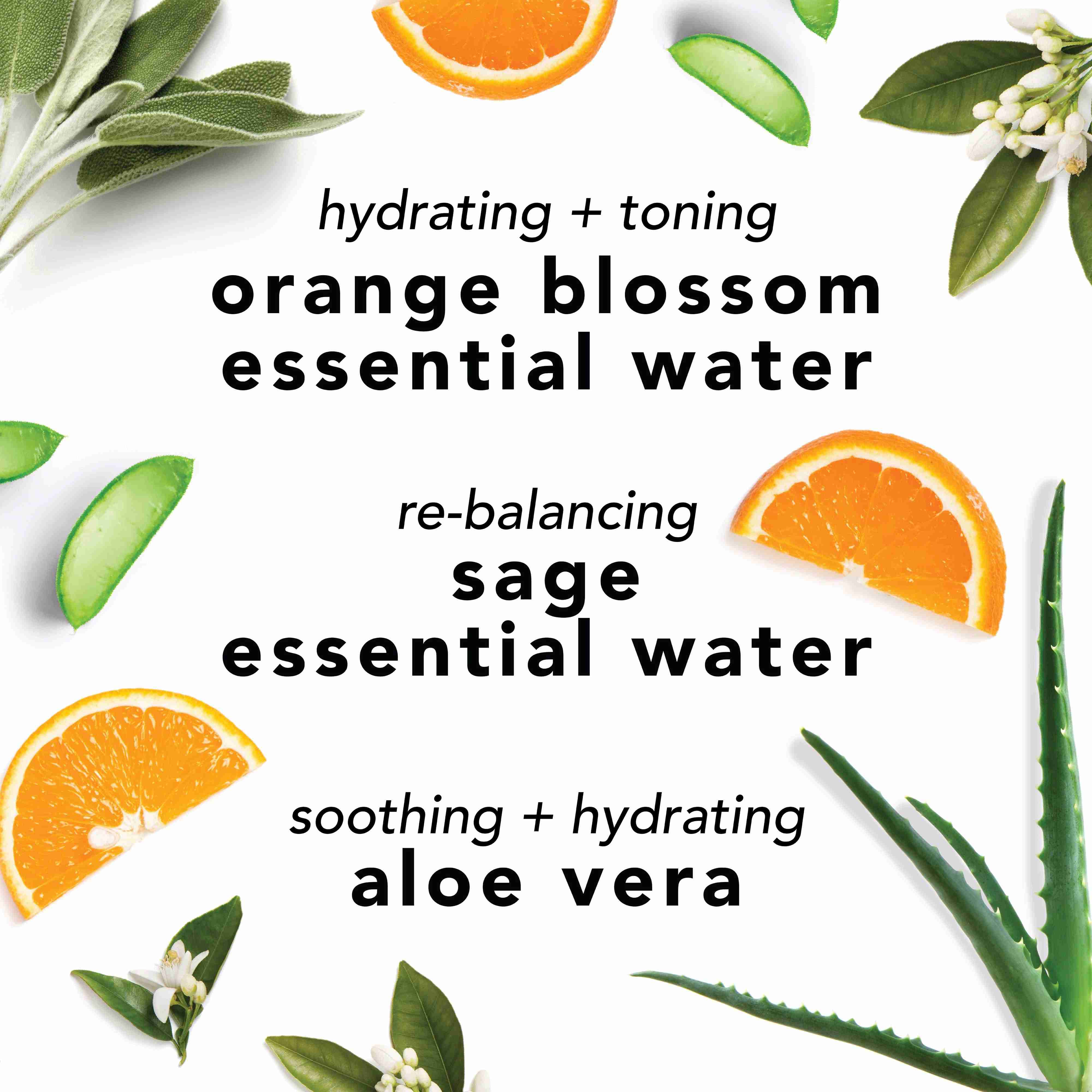 Facial Spray With Aloe Sage And Orange Blossom • 59ml