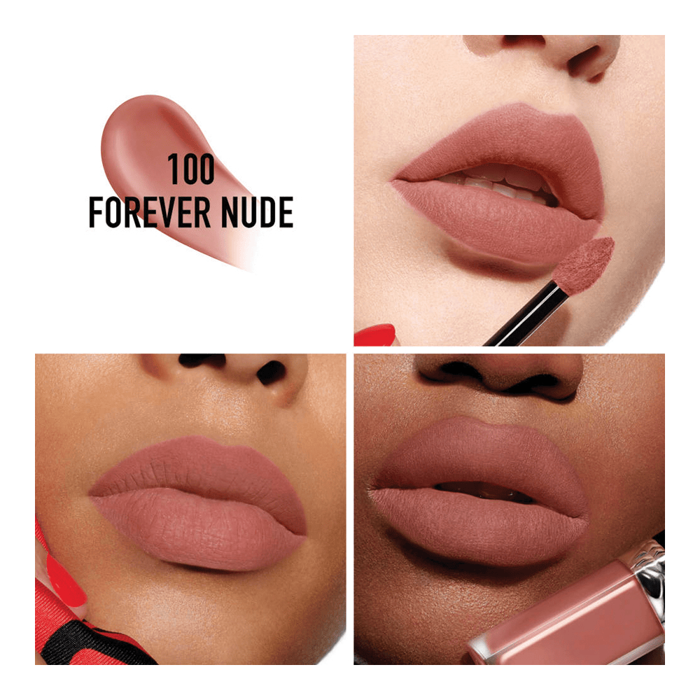 Rouge Dior Forever Liquid Lipstick • 100 Forever Nude