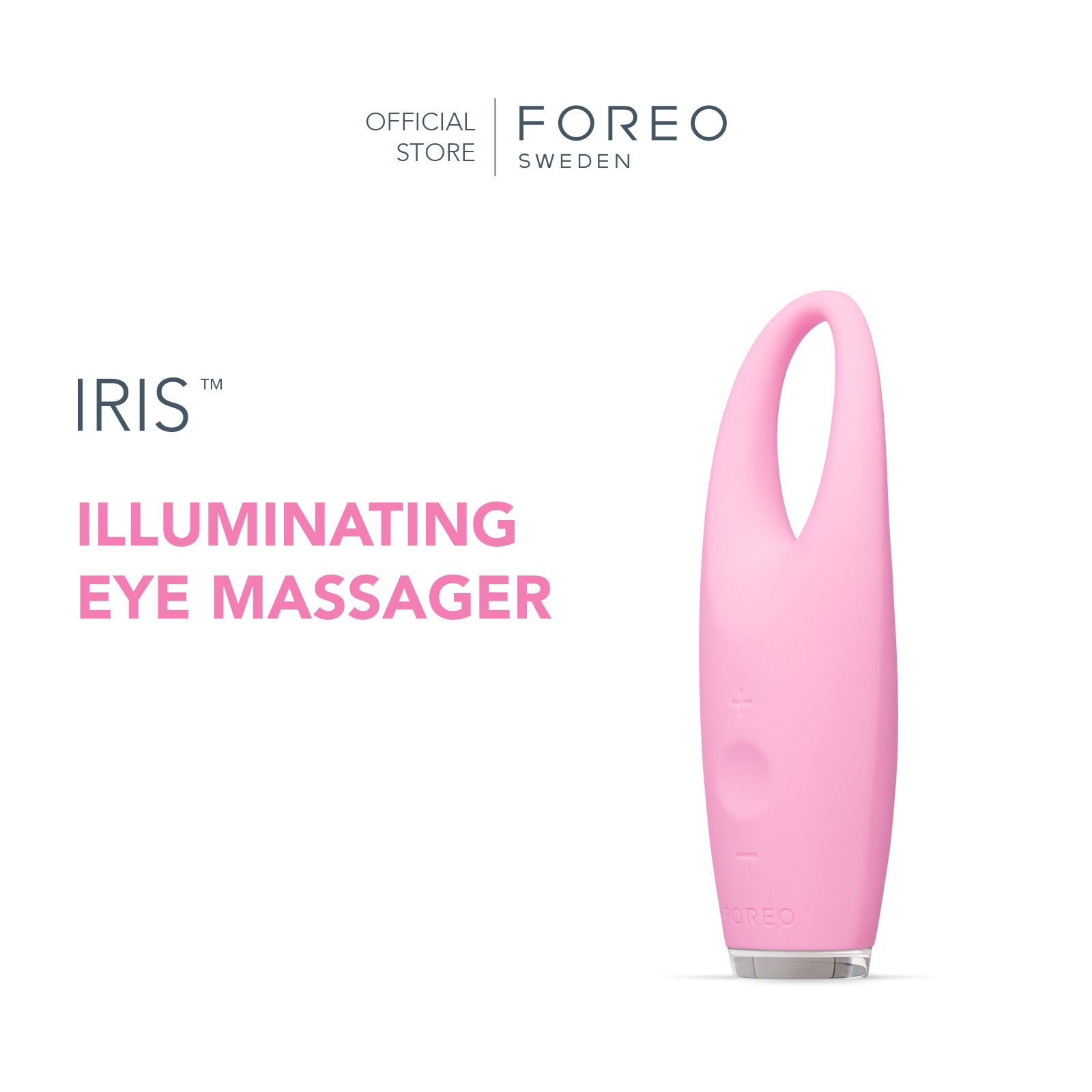 IRIS™ Illuminating Eye Massager • Petal Pink