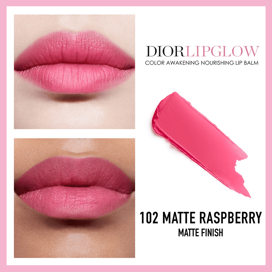 Dior Lip Glow • 102 Matte Raspberry