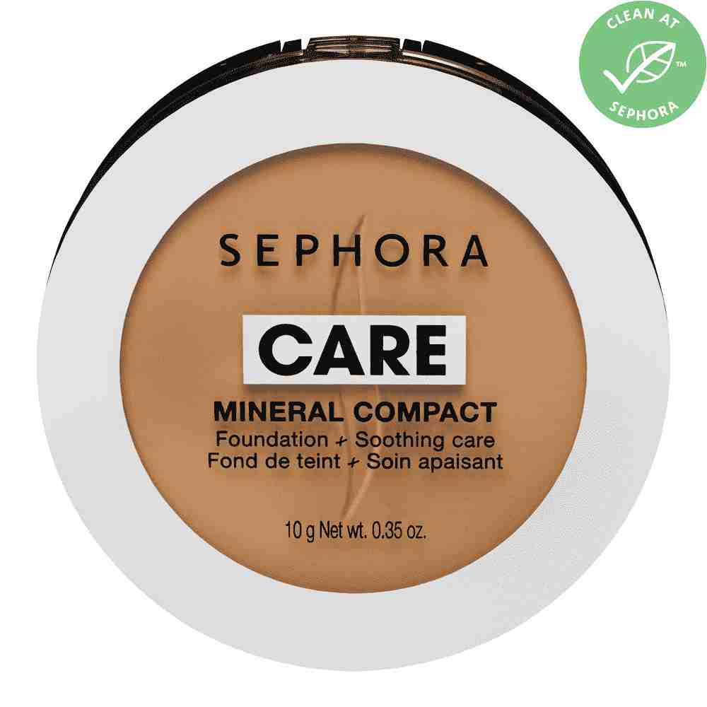 Care Mineral Compact Powder Foundation - Matte Finish & Soothing Effect • 38 Caramel Tan