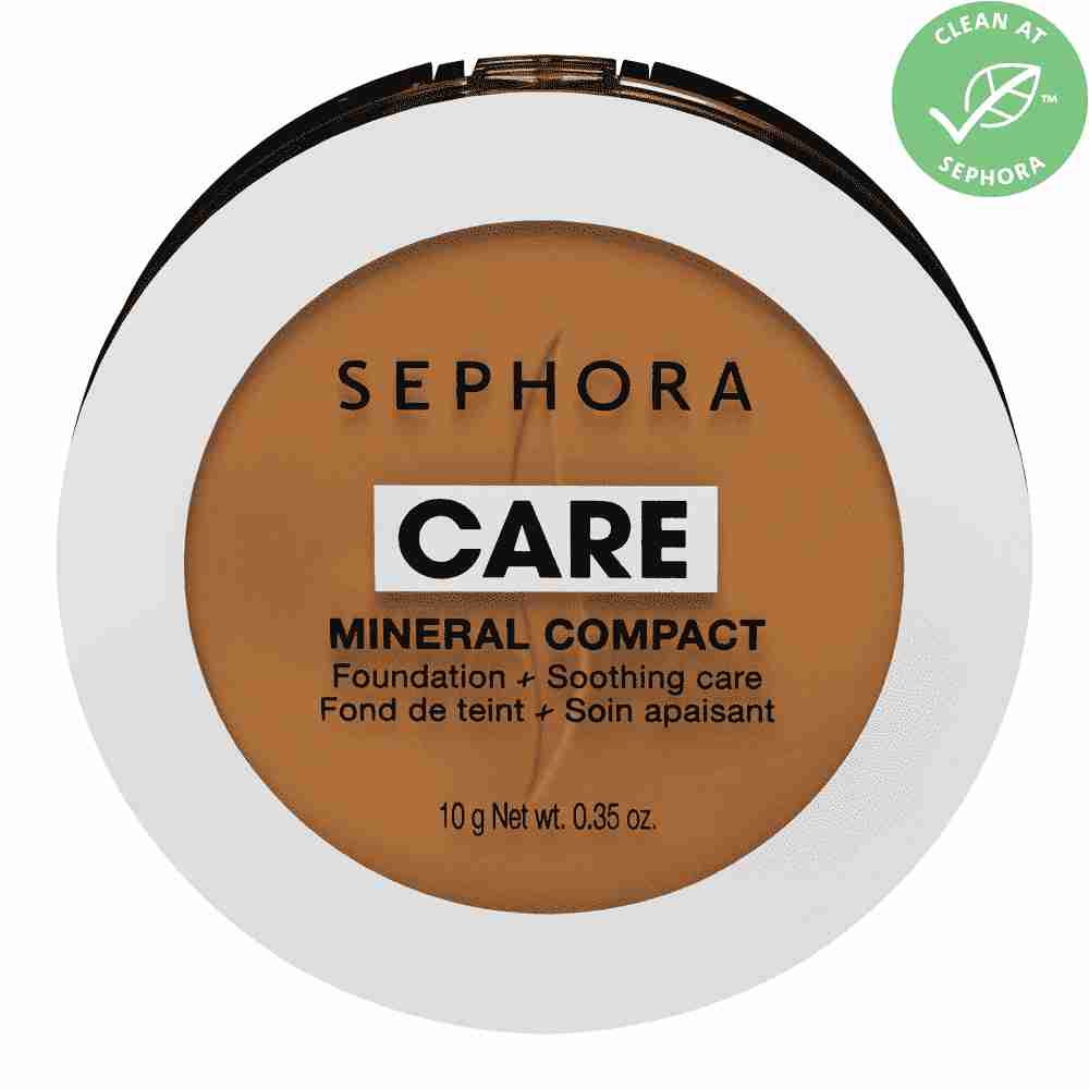 Care Mineral Compact Powder Foundation - Matte Finish & Soothing Effect • 45 Cocoa Deep