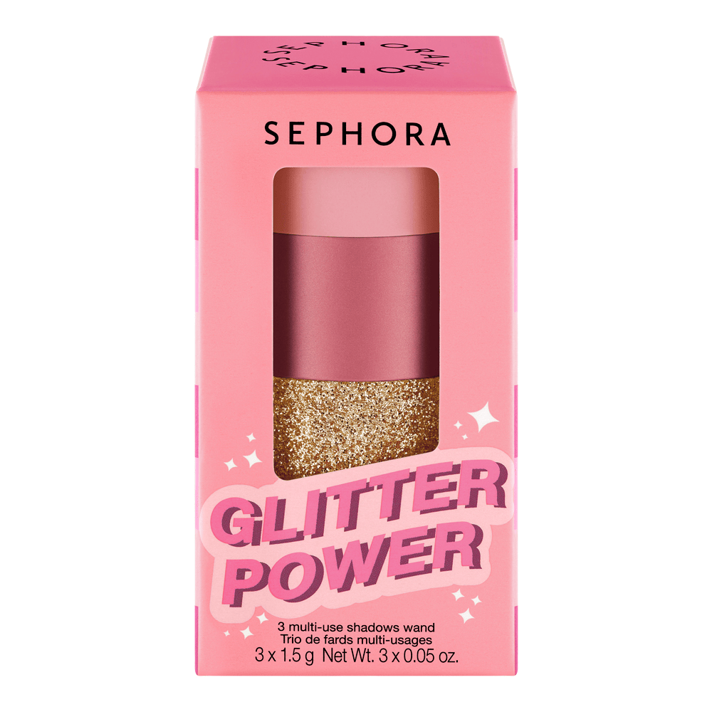 Glitter Power Multi-Use Shadows Wand Trio • Pink power