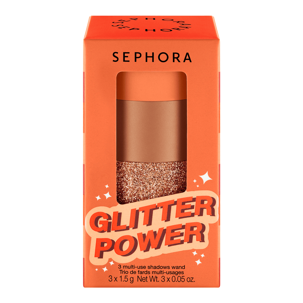 Glitter Power Multi-Use Shadows Wand Trio • Brown power