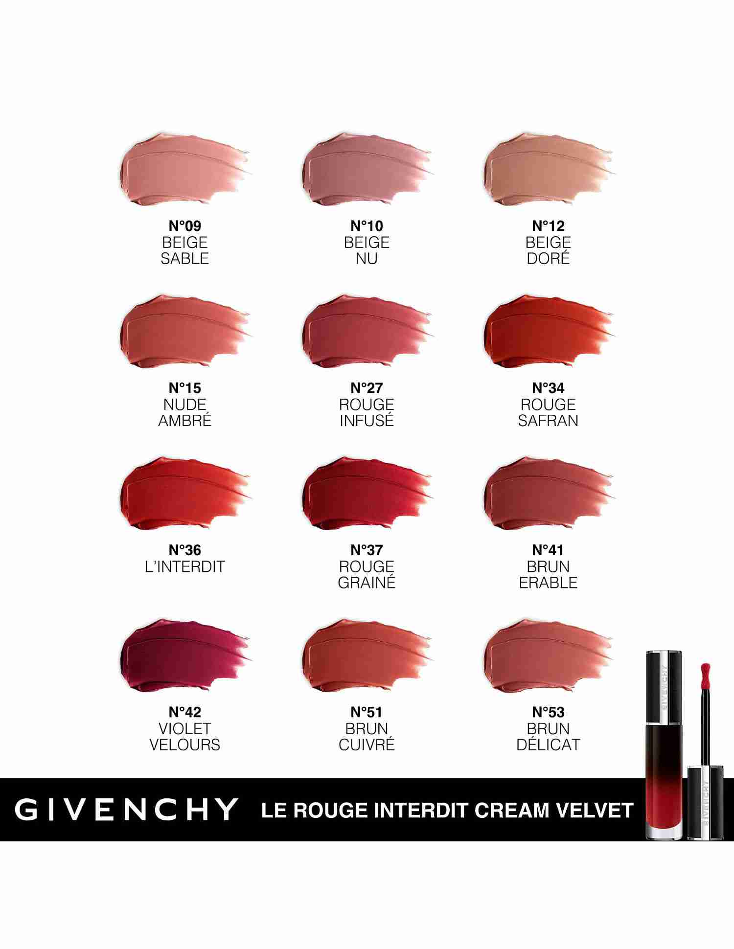 Le Rouge Interdit Cream Velvet Liquid Lipstick • N09 Beige Sable