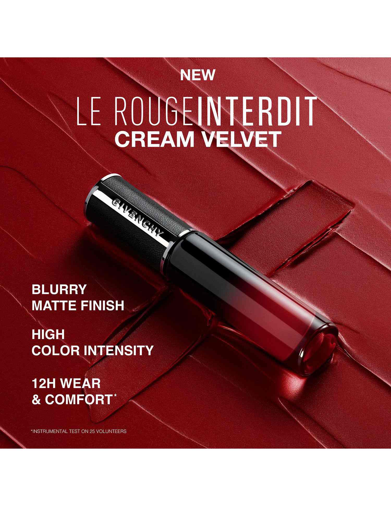 Le Rouge Interdit Cream Velvet Liquid Lipstick • N27 Rouge Infuse