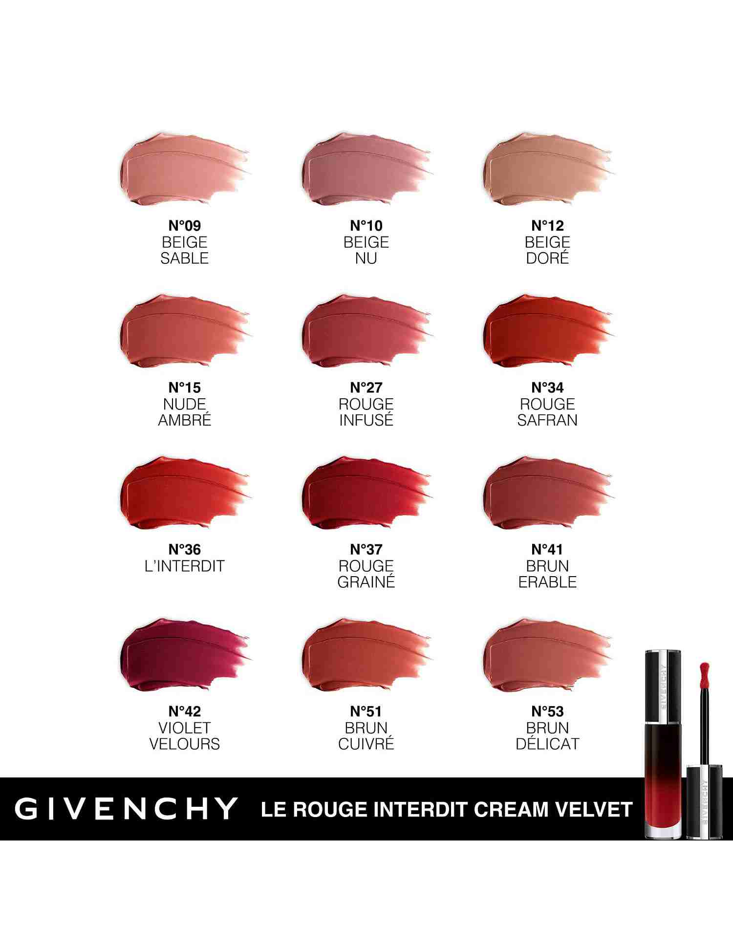 Le Rouge Interdit Cream Velvet Liquid Lipstick • N36 L'Interdit