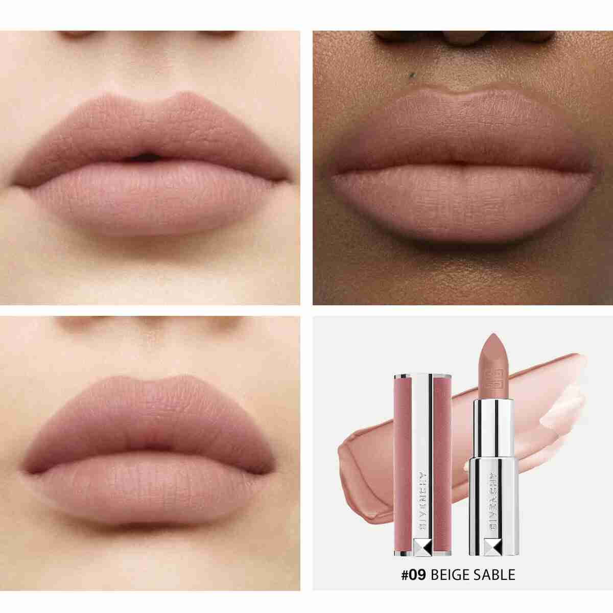 Le Rouge Sheer Velvet Matte Lipstick • 09 Beige Sable