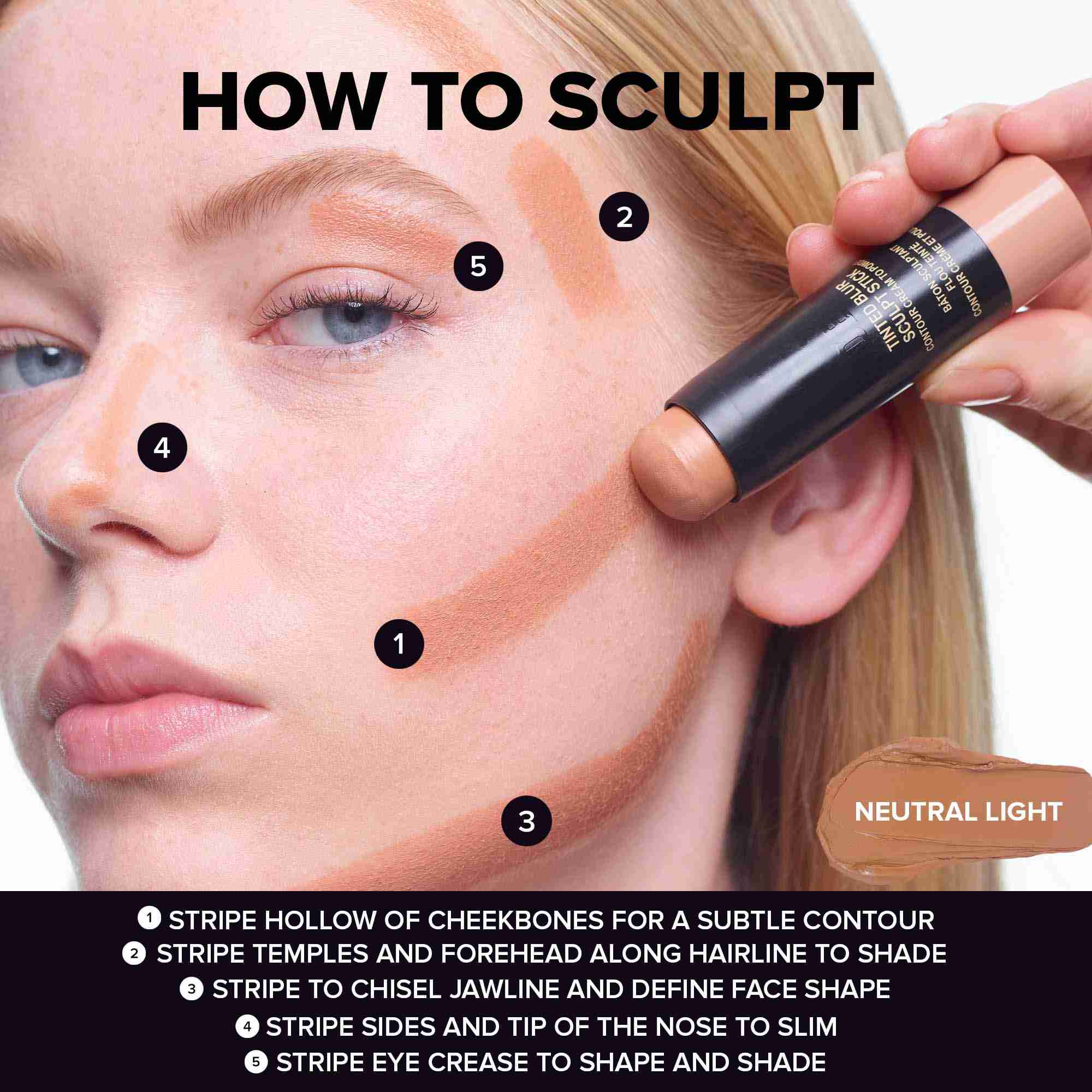 Tinted Blur Sculpt Stick • Light