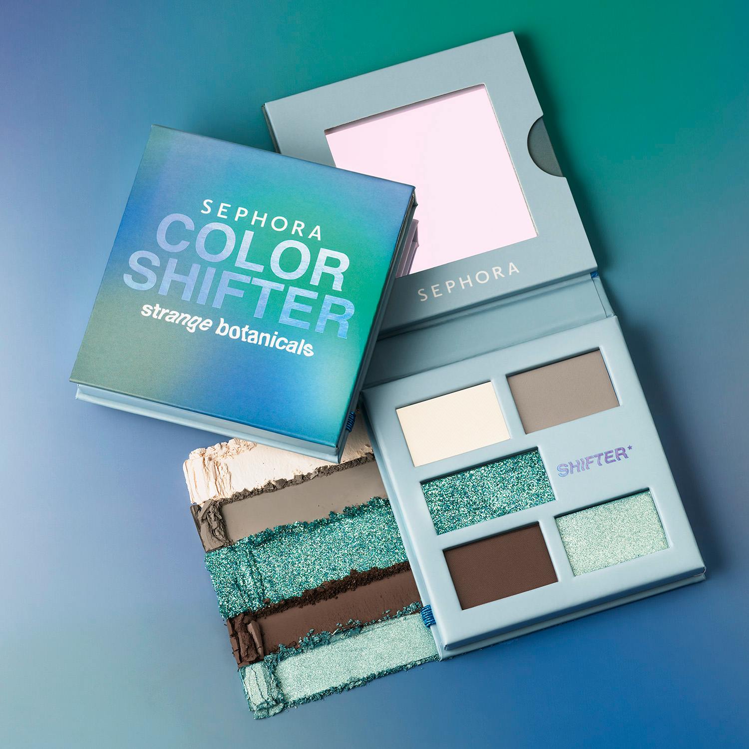 Color Shifter Strange Botanicals Eye Palette • Psychedelic Blue Beetle