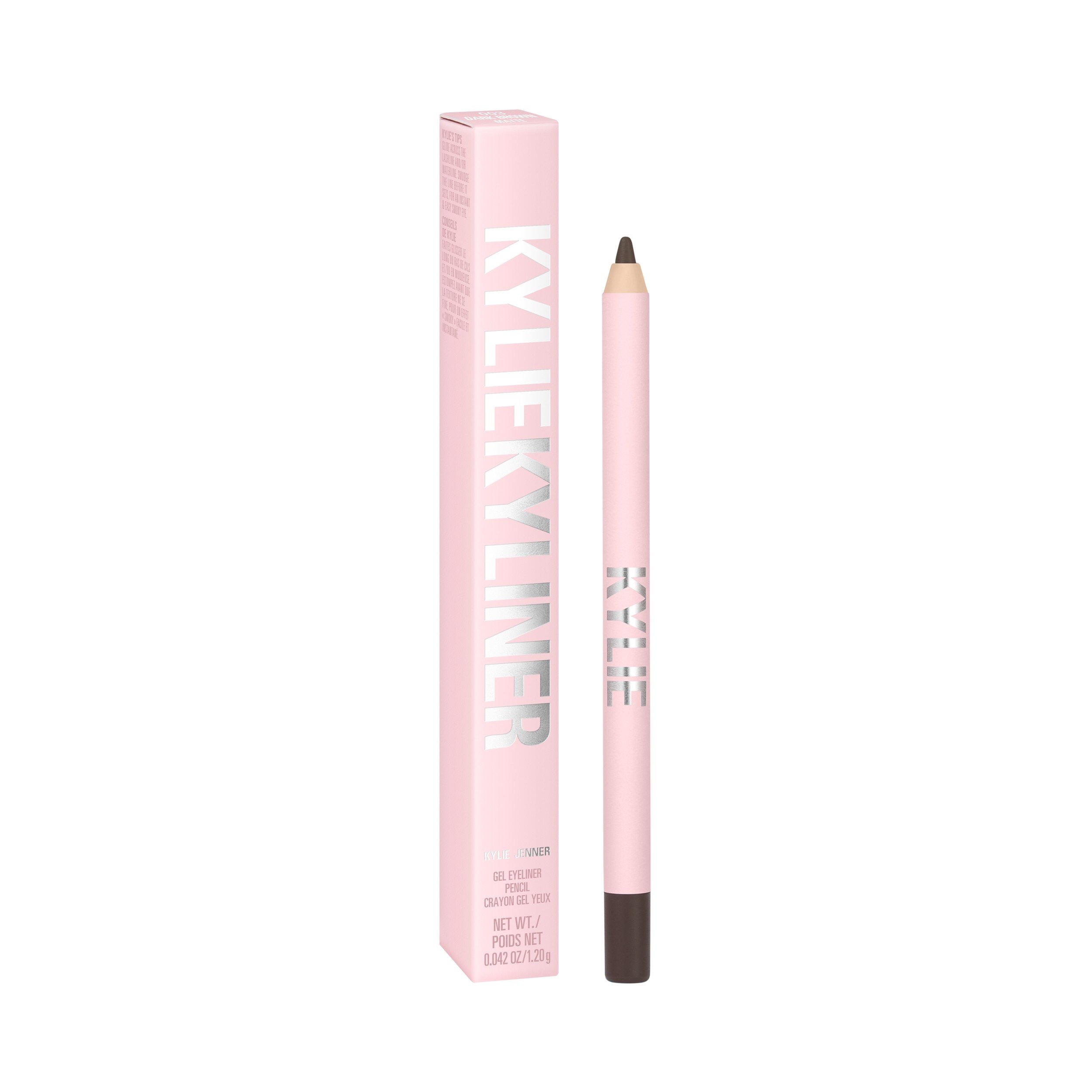 Kyliner Waterproof Gel Eyeliner Pencil • Matte Dark Brown