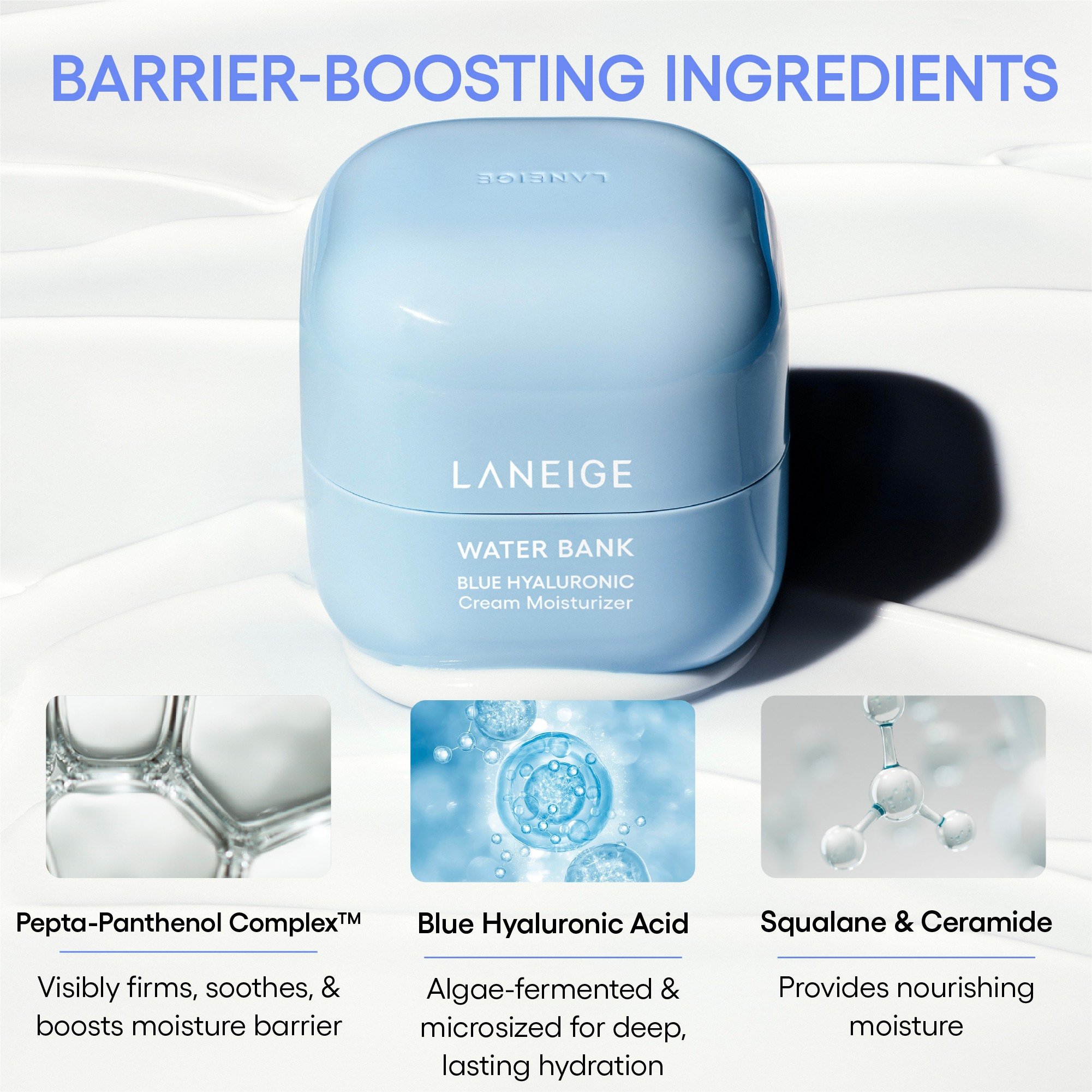 Water Bank Blue Hyaluronic Cream Moisturizer • 50ml