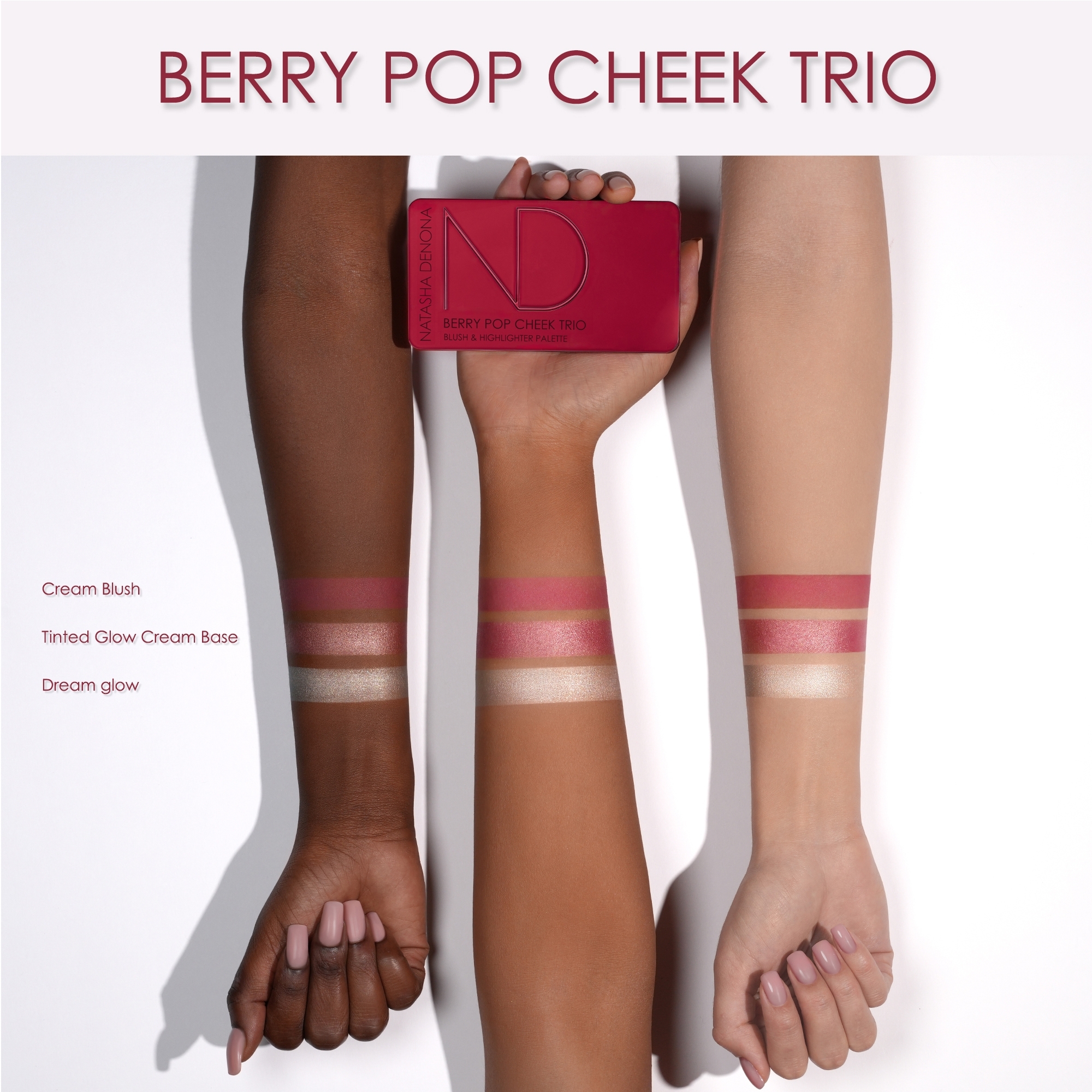 Berry Pop Cheek Trio • 8.8g