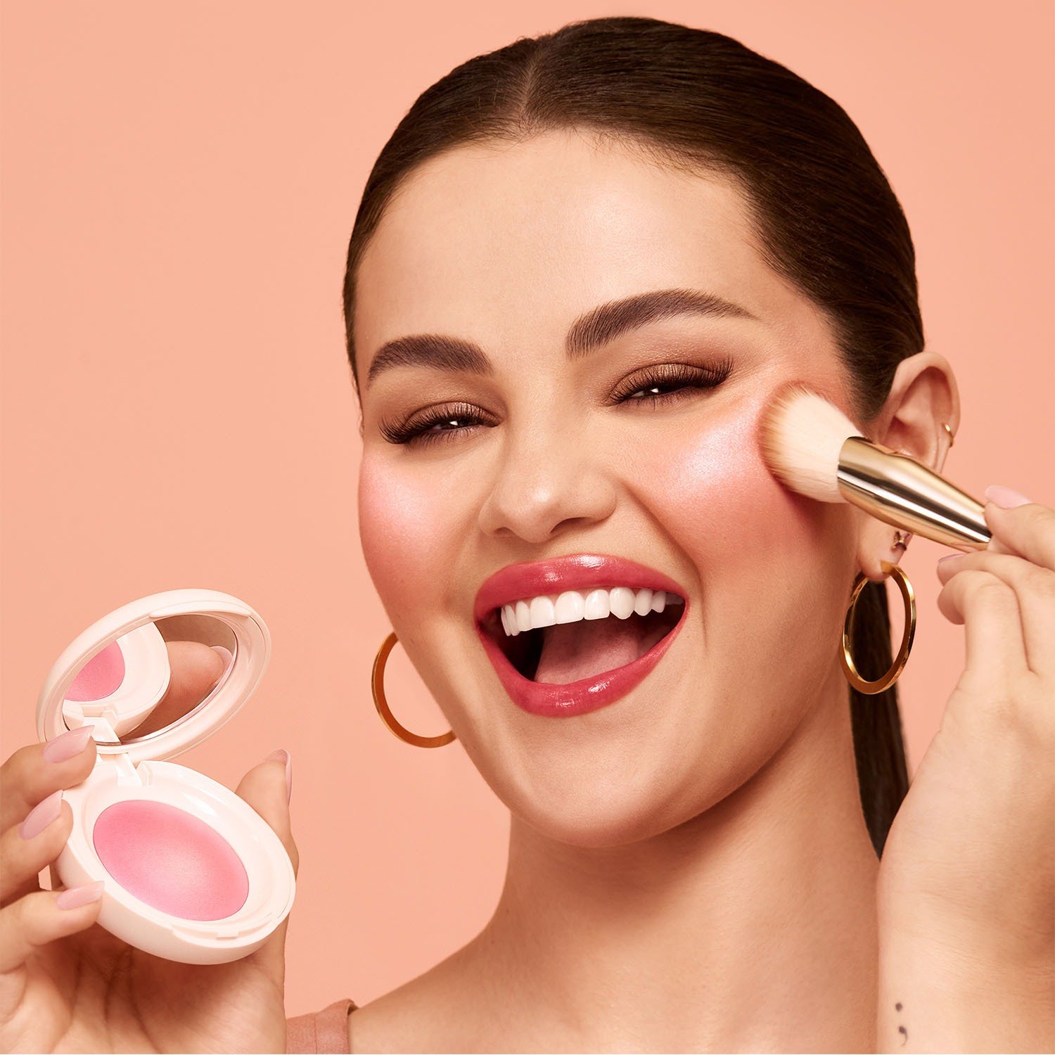 Rare Beauty Joy Powder Blush Review and Swatches | TikTok