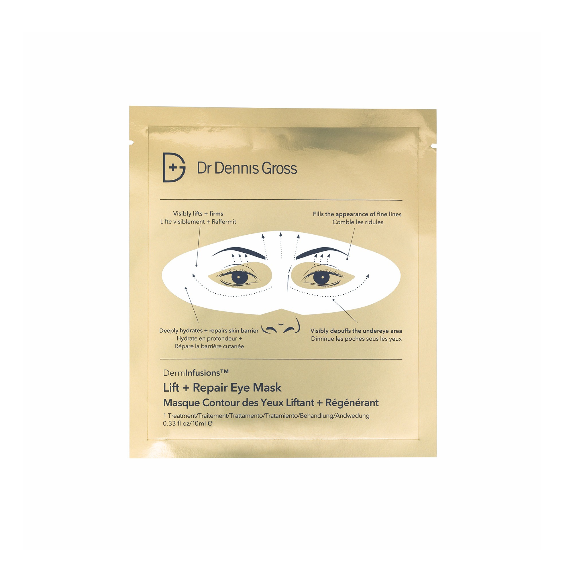 DermInfusions Lift Repair Eye Mask 1 App • 10g
