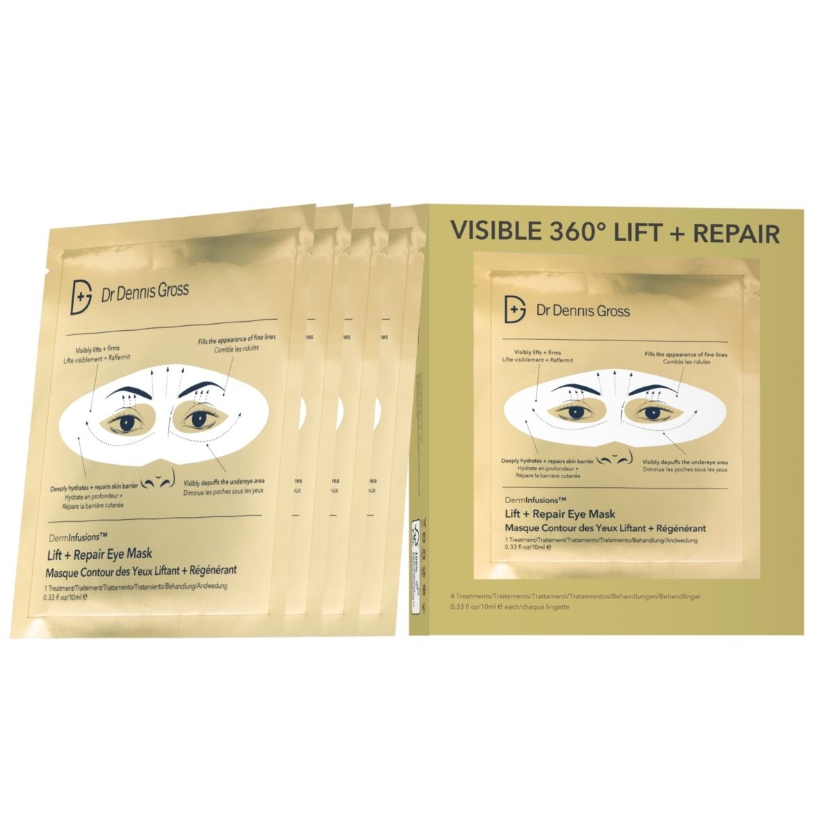 DermInfusions Lift Repair Eye Mask 4 App • 40g