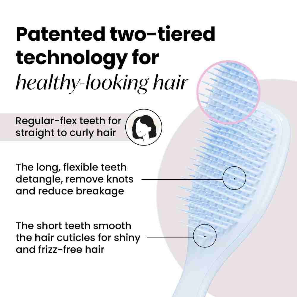 The Ultimate Detangler Mini Hairbrush • Digital Lavender