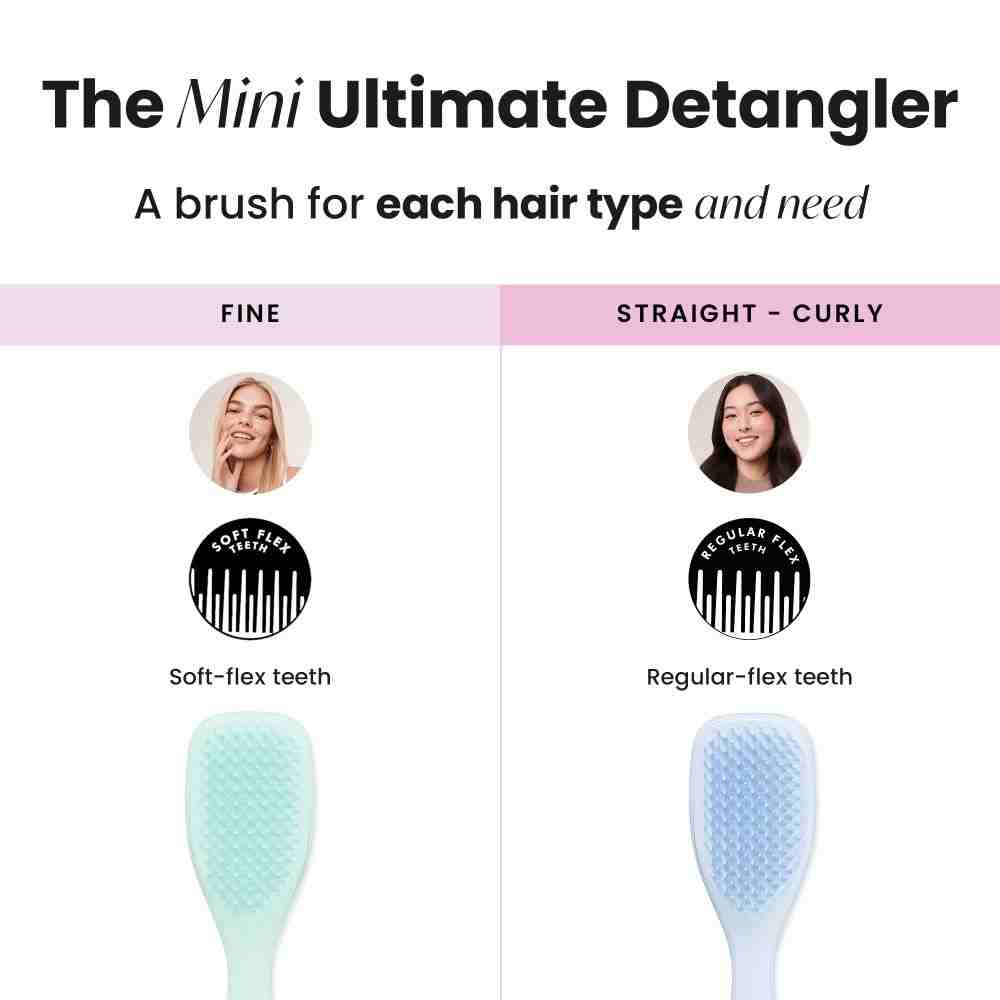 The Ultimate Detangler Mini Hairbrush • Digital Lavender