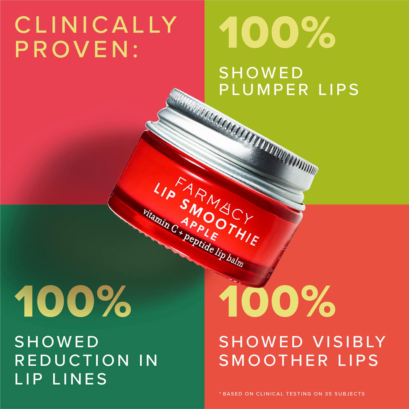 Lip Smoothie Vitamin C + Peptide Lip Balm (apple) • 10G
