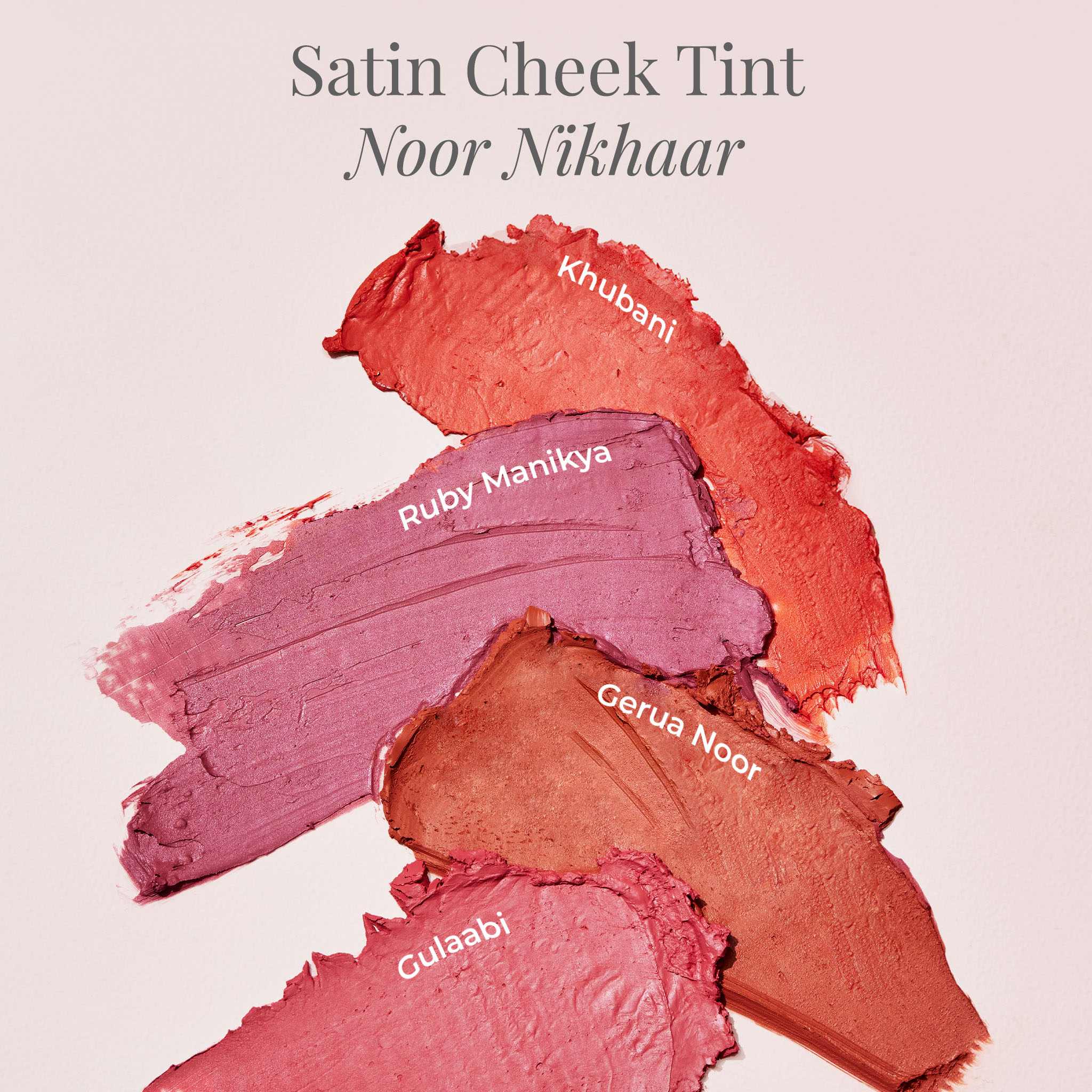 Noor Nikhaar Satin Cheek Tint • Gulabi