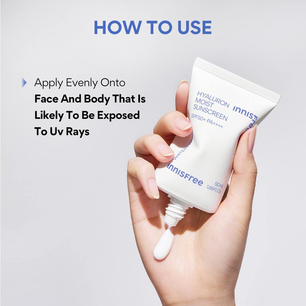 Hyaluronic Moist Sun SPF50+PA4+ • 50ml