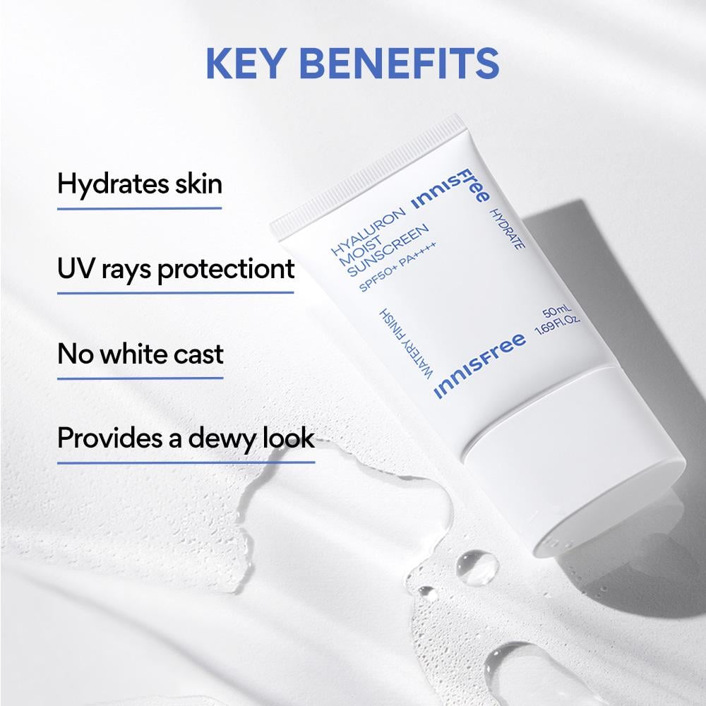 Hyaluronic Moist Sun SPF50+PA4+ • 50ml