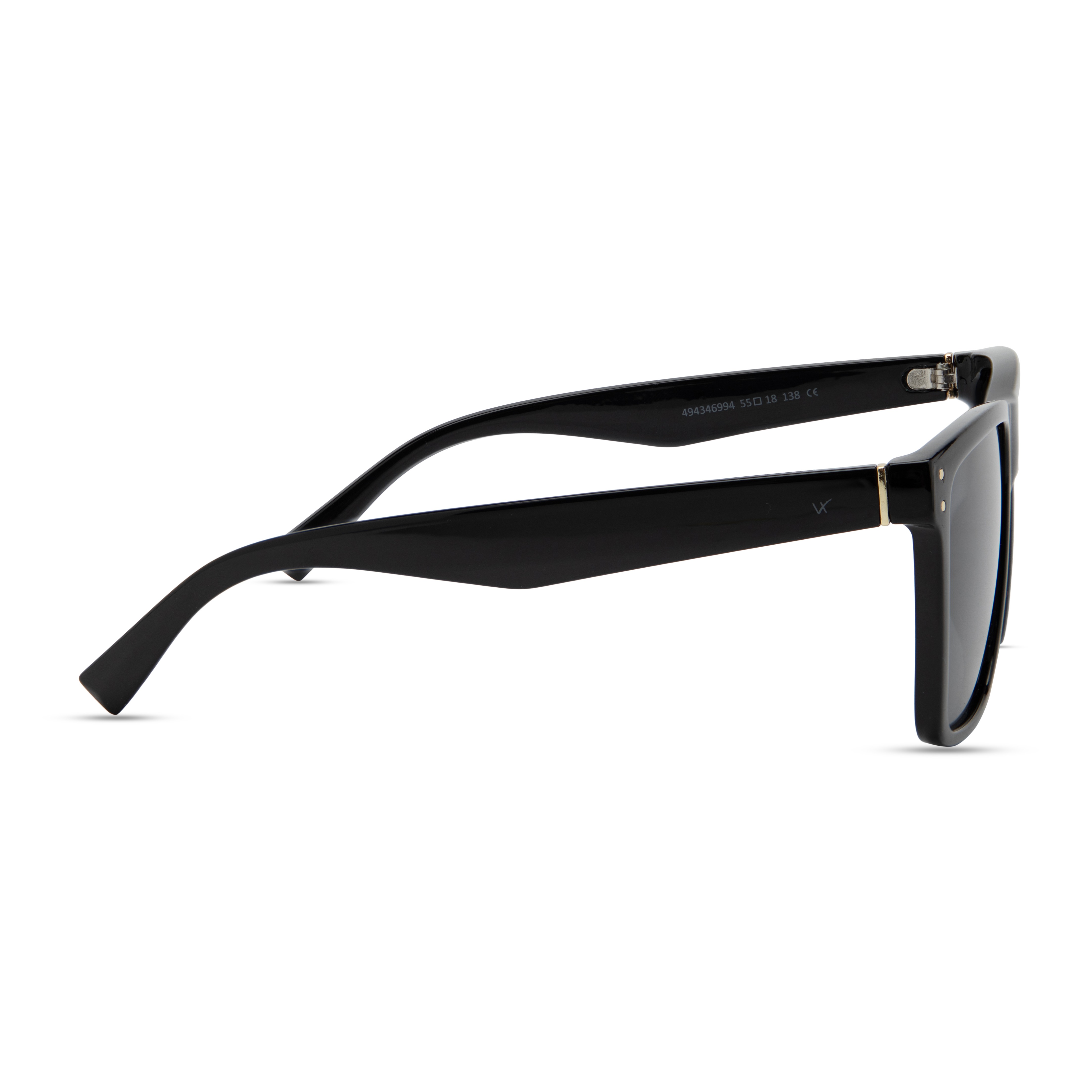 Black Rectangle Sunglasses for Men