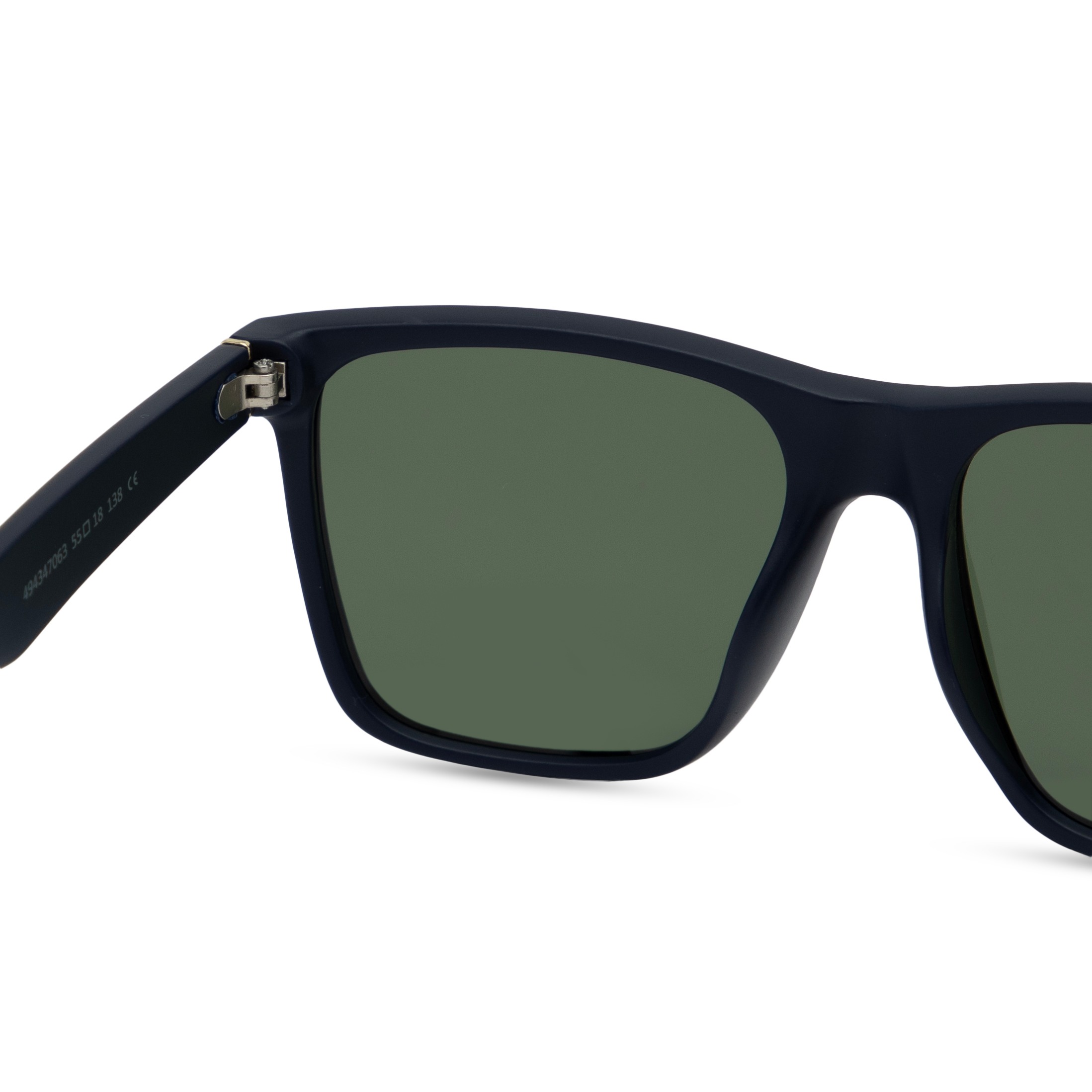 Navy Blue Rectangle Sunglasses for Men