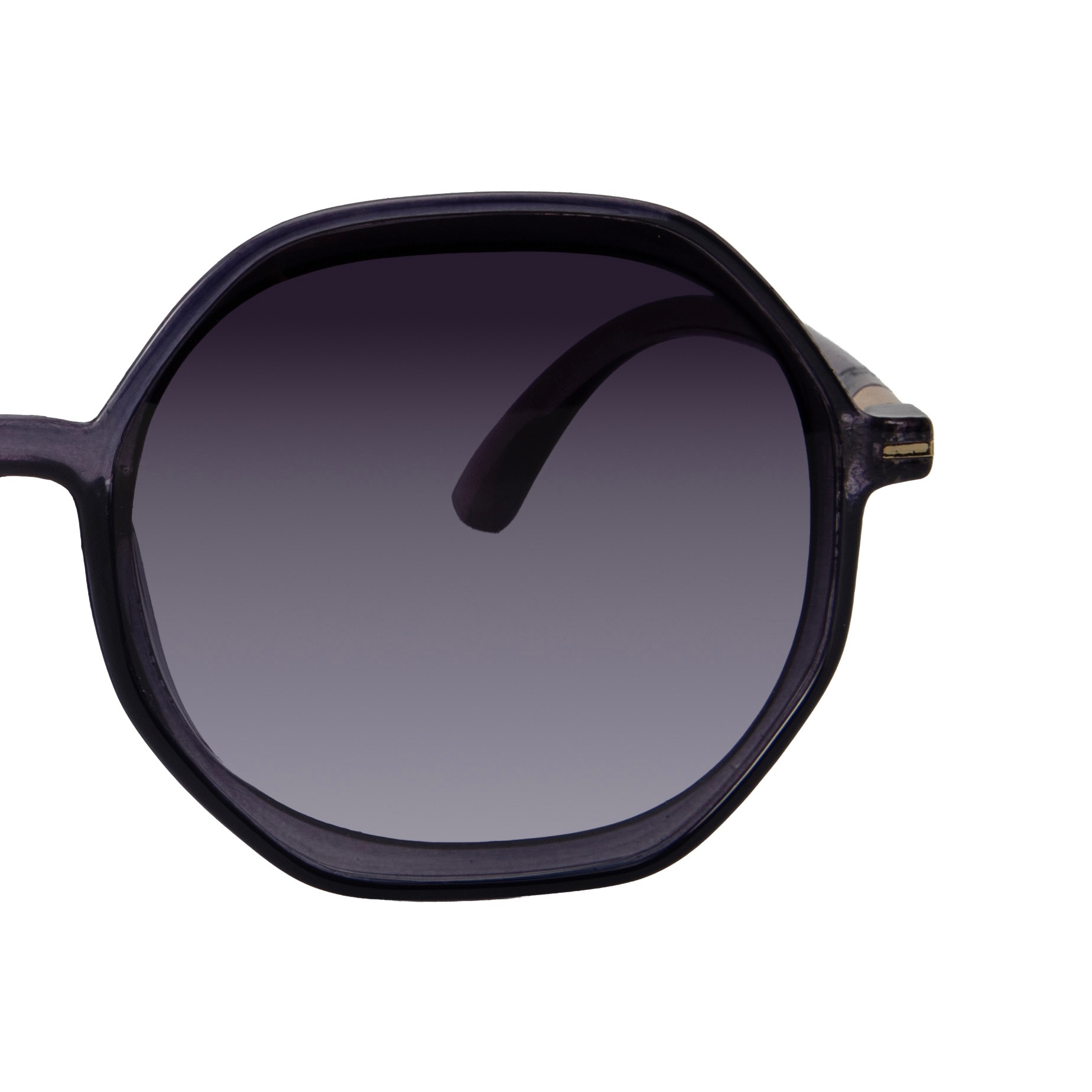 Transparent Hexagon Sunglasses for Women