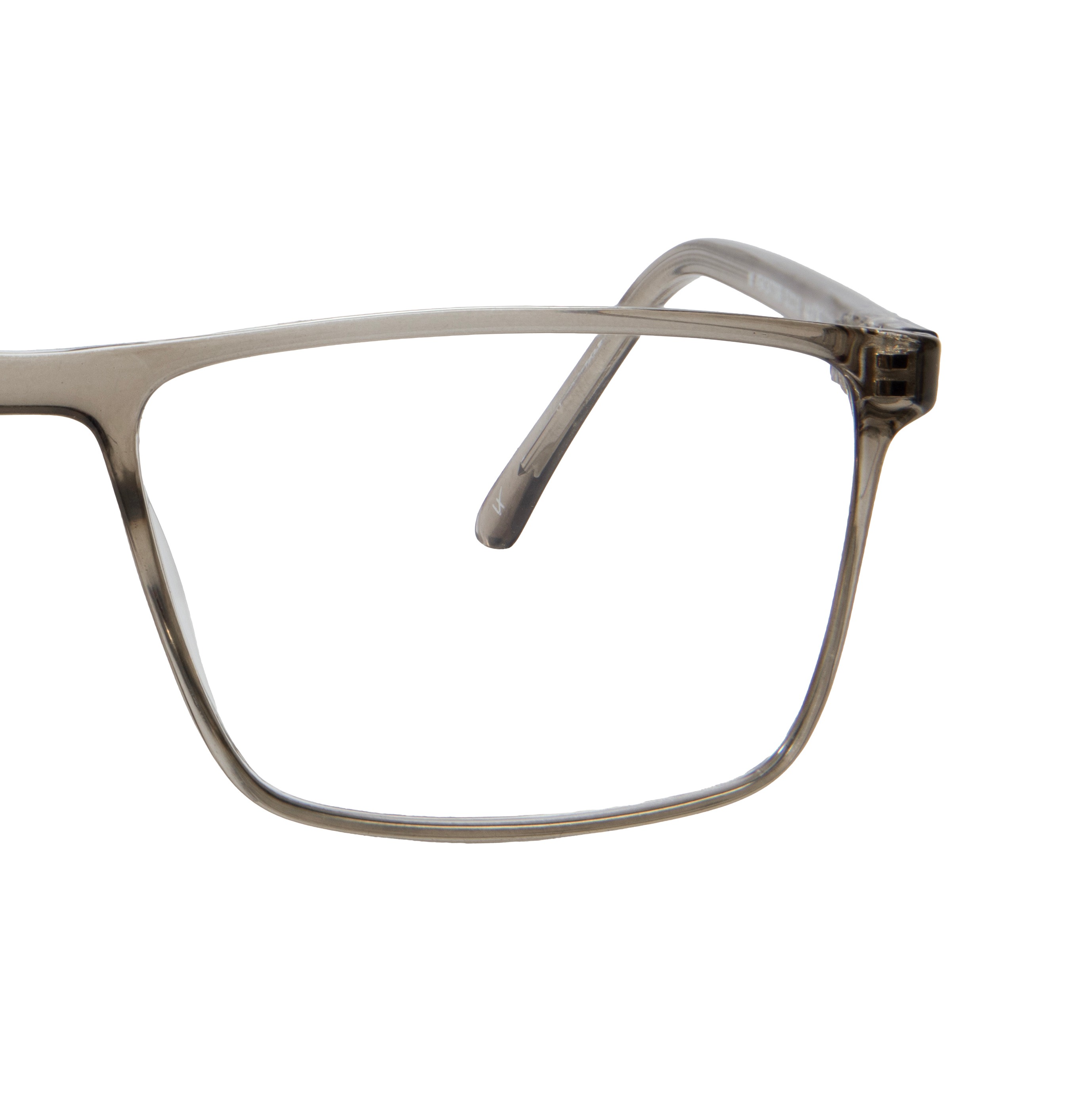 Grey Rectangle Frame for Men +VIBE