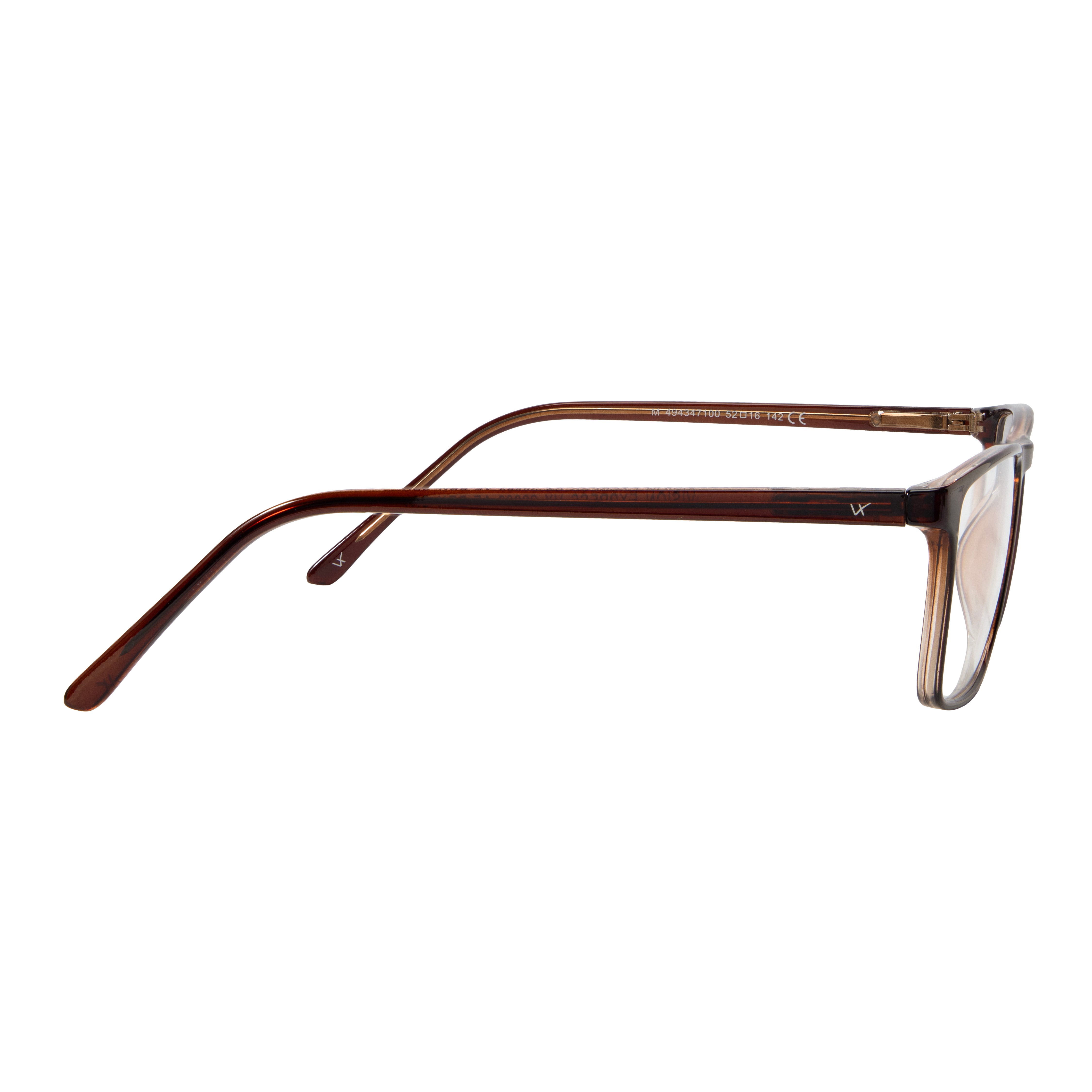 Brown Rectangle Frame for Men +VIBE