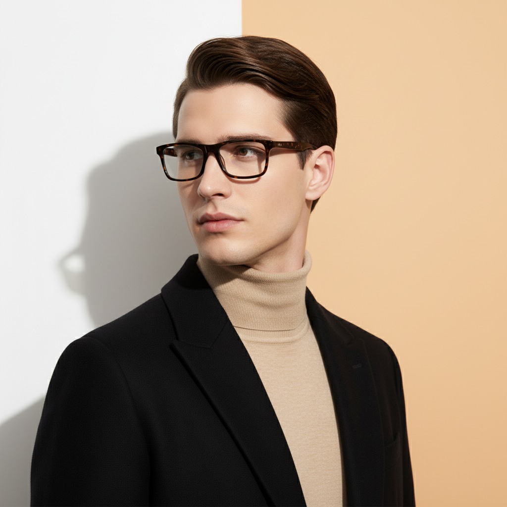 Brown Square Frame for Men