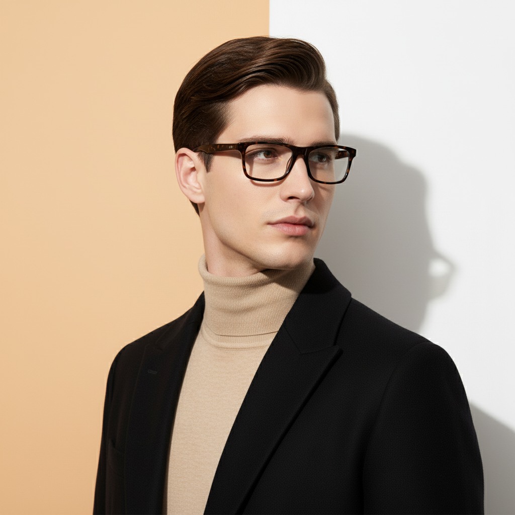 Brown Square Frame for Men