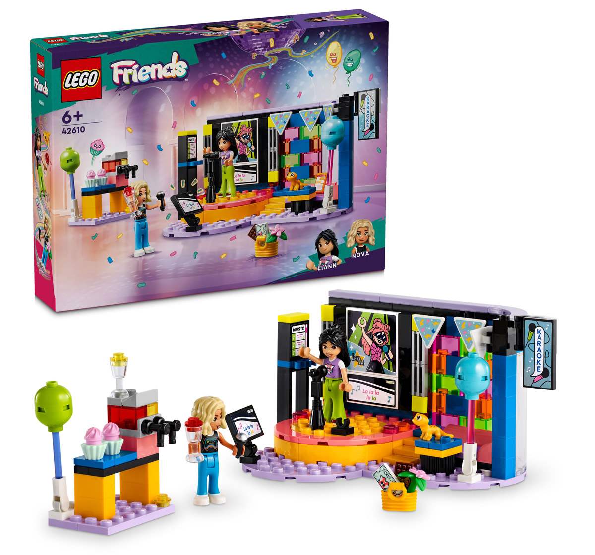 Lego Friends Karaoke Music Party Set 42610 Multicolour For Kids Ages 6Y+ (196 Pieces)