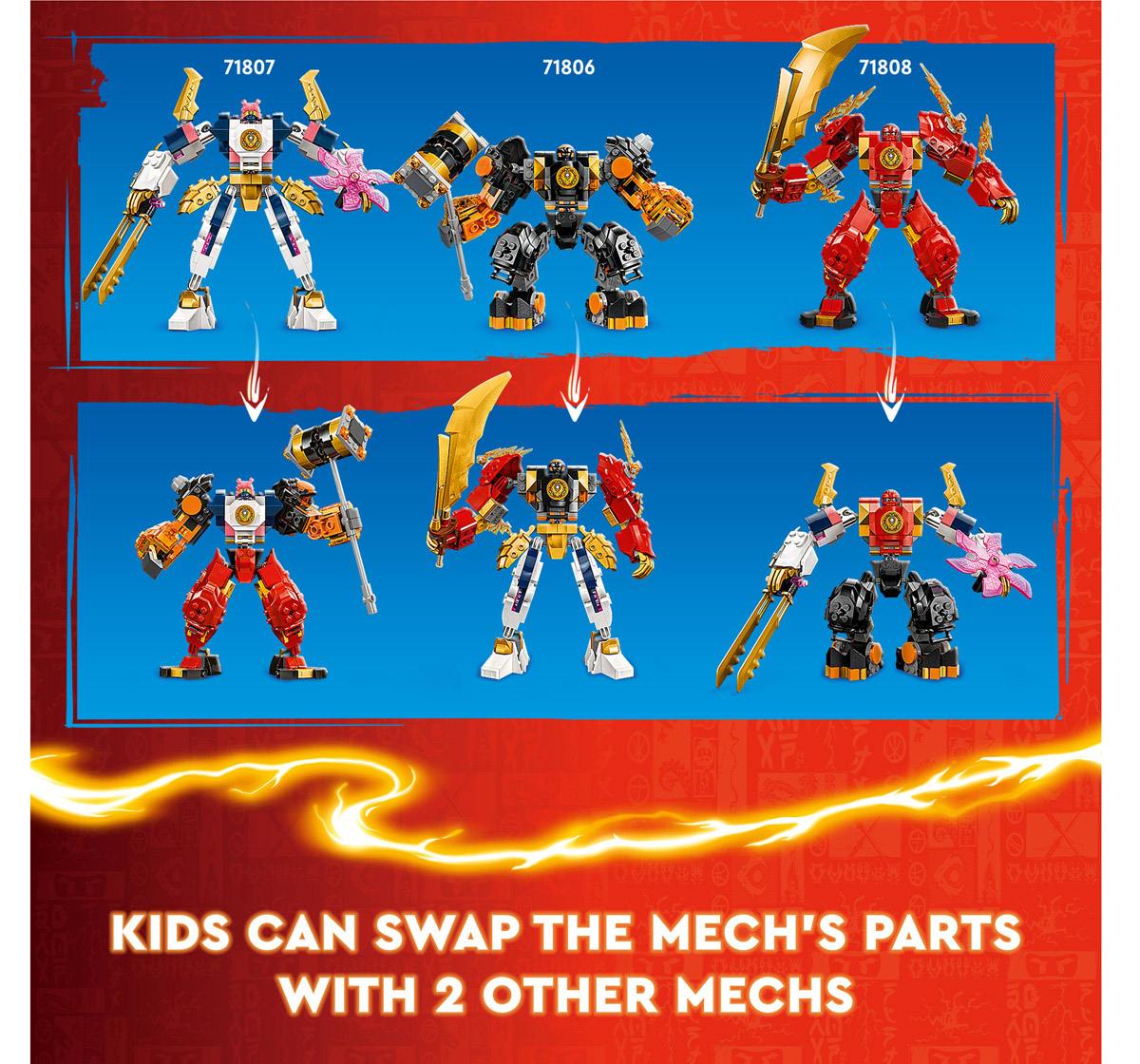 Lego Ninjago Sora'S Elemental Tech Mech Toy 71807 Multicolour For