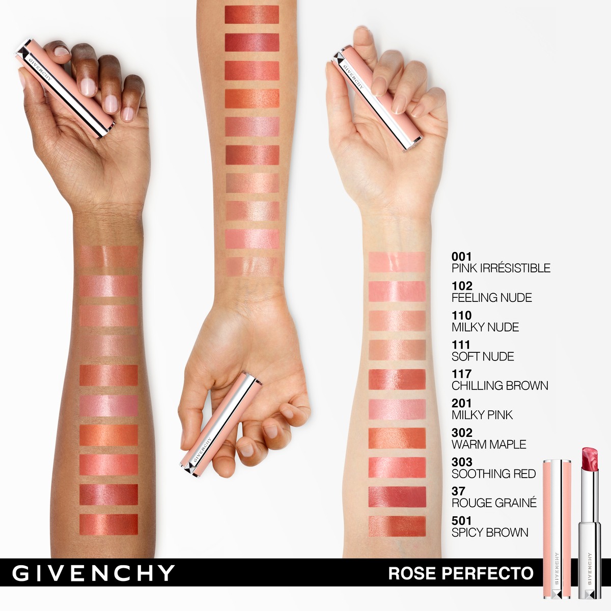 Rose Perfecto Lip Balm • 302 Warm Maple