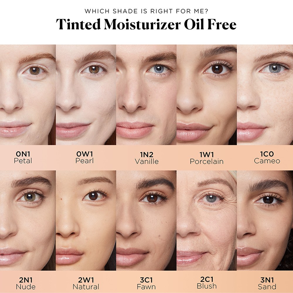 Tinted Moisturizer Oil Free Natural Skin Perfector SPF 20 Mini Foundation • 1W1 Porcelain