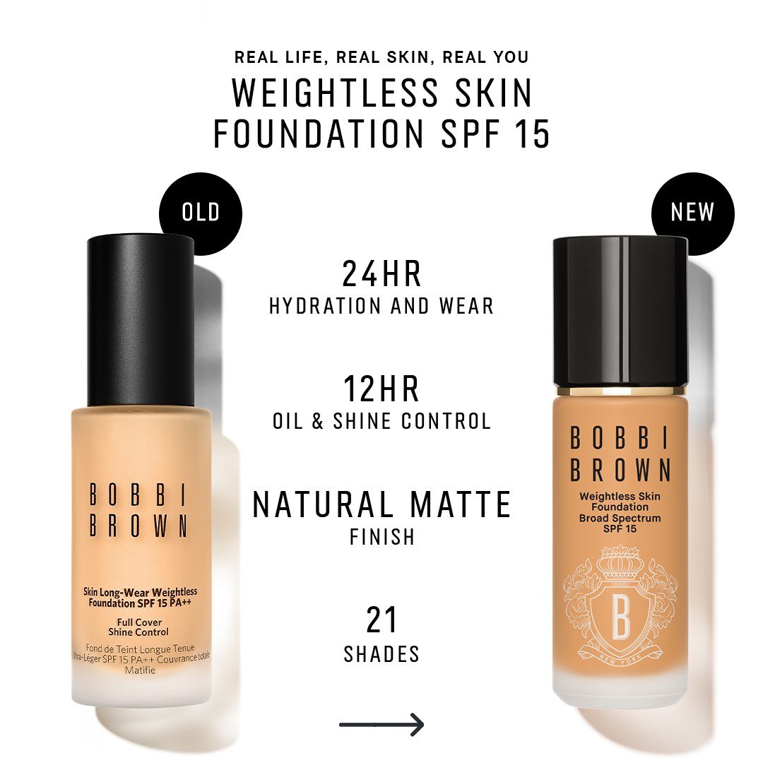 Weightless Skin Foundation SPF 15 • Warm Beige